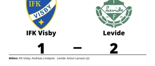 Seger för Levide i toppmötet med IFK Visby