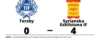 Karwan Safari gjorde två mål när Syrianska Eskilstuna IF vann