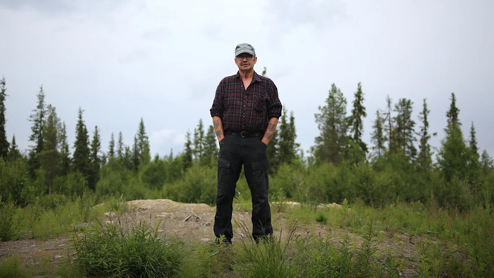 "Det har varit en motorbana för bilar tidigare och det hade jag tillstånd för därför trodde jag inte att jag skulle behöva det för den här banan", säger markägaren Stefan Hallnor. (Arkivbild) 