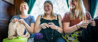 "Knitting Lotta" lockade 102 stickande kvinnor till Lennakatten: "Så mycket positiv energi" 