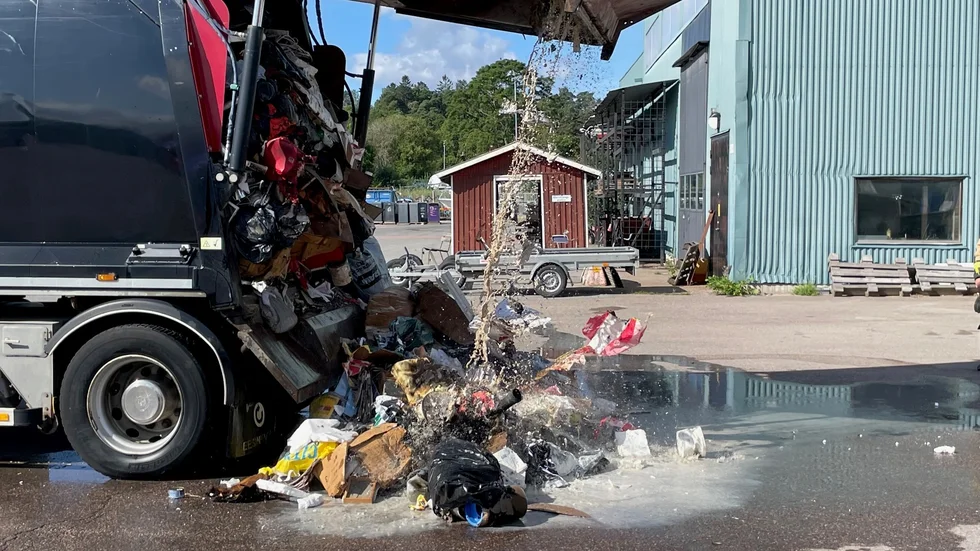 Branden kunde snabbt släckas av räddningstjänsten.