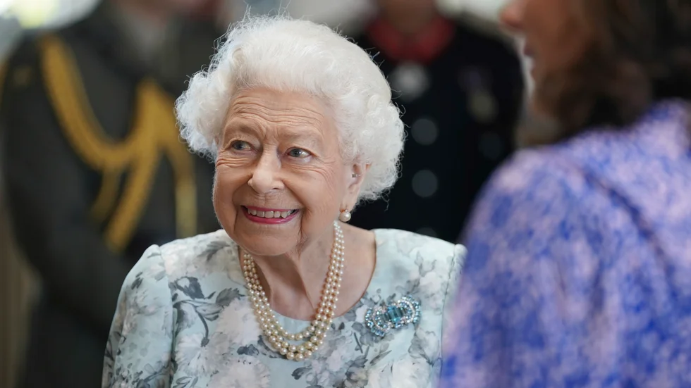 Drottning Elizabeth vid en mottagning i juli. Arkivbild.