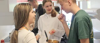 "Jättehäftigt" EU-utbyte i Ankarsrum • Internationella besök på skolan • Mat och kakor efter recept på engelska