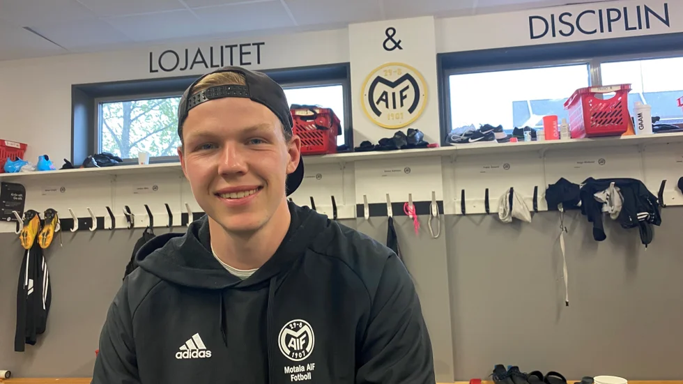 Eric Forsberg har spelat alla minuter för Motala AIF hittills i norrettan. Nu hoppas mittbacken att Maiflaget studsar tillbaka i lördagens match hemma mot Umeå FC.