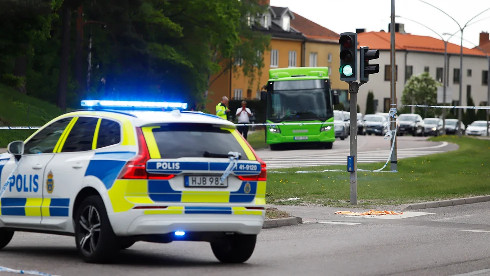 Mordet inträffade på ett övergångsställe  över Skogstorpsvägen vid Bellmansplan.