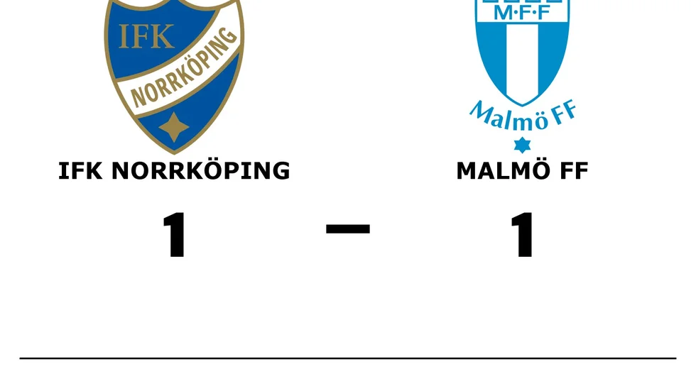 IFK Norrköping spelade lika mot Malmö FF