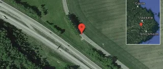 Singelolycka på väg 542 - helt stopp i ett körfält