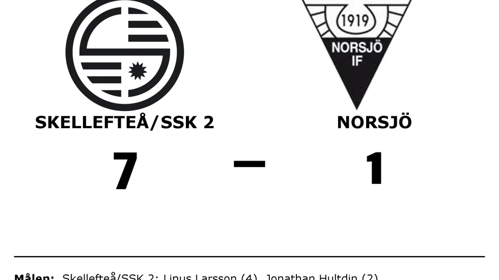 Skellefteå FF/SSK 2 vann mot Norsjö IF