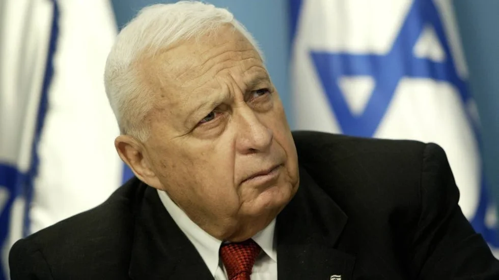 Ariel Sharon. Fotograferad 2004.