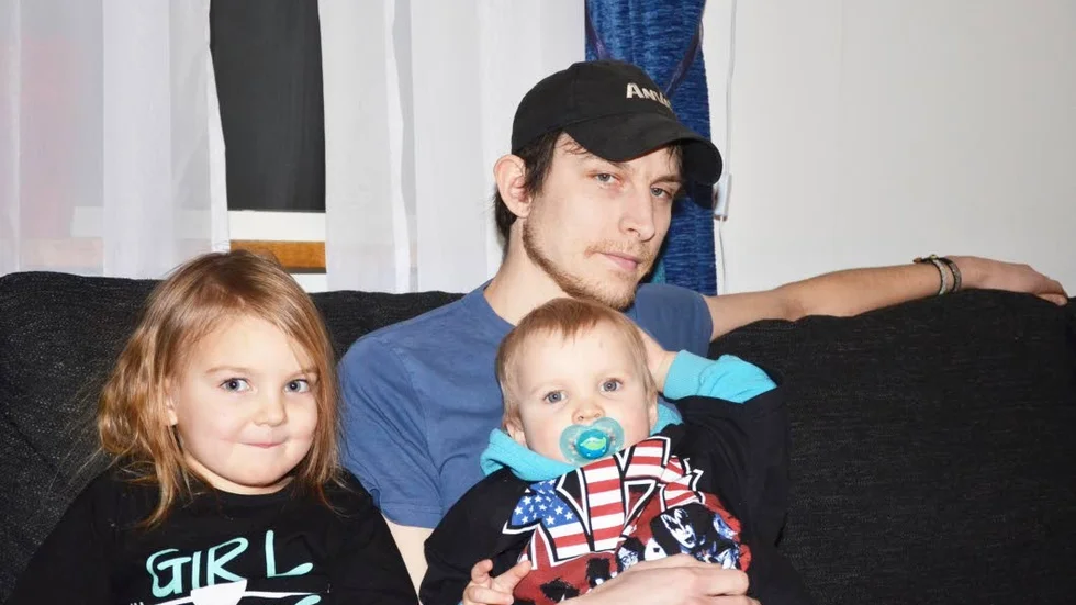 Familjefar. I dag har Björn Ödling två egna barn: Ellen, 4, och Elliot, 2.