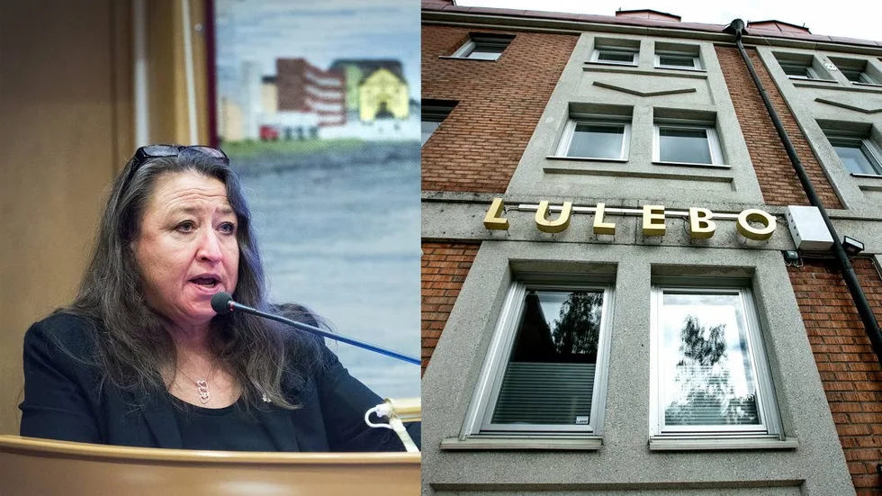 Hård debatt. Centerpartiets Carola Lidén var en av de som debatterade utdelningen av 400 miljoner från Lulebo.