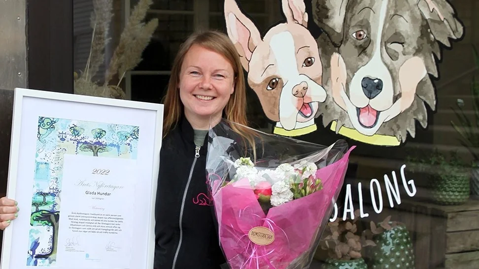 Sari Ståhlgren har blivit utsedd till årets nyföretagare i Oxelösund.