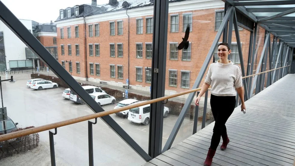 Lisa Lindell håller i Region Gotlands sjunde utdelning av förnyelsepriset.