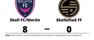 Skellefteå FF utklassat av Skell FC/Morön borta