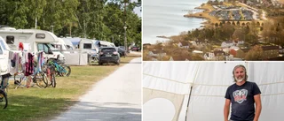 Slutcampat med husvagn och eget tält i Slite • Strandbyn utökar satsningen på ”glamping” • ”Vi är inte tillräckligt bra”