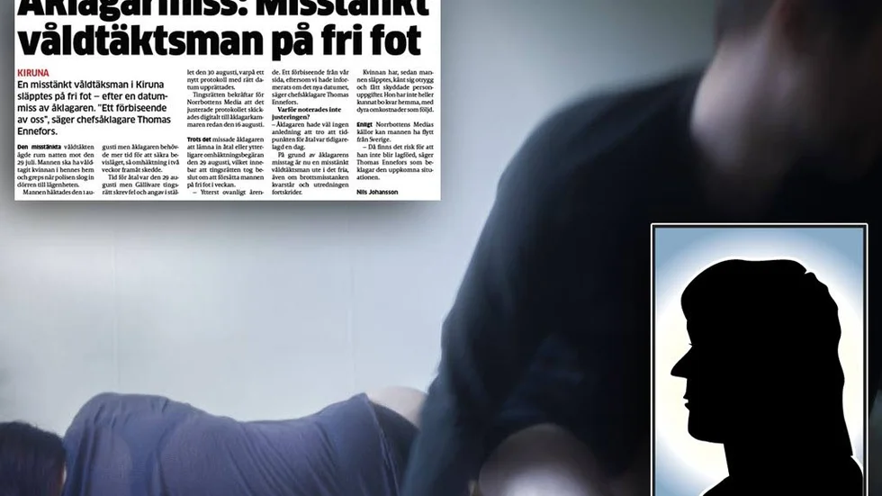 ÅKLAGARMISSEN. En misstänkt våldtäktsman i Kiruna släpptes efter åklagarnas datummiss. Nu talar en av kvinnorna ut om den traumatiska händelsen. "Jag kan inte ens gå ut med hunden. Om jag hör att någon går bakom mig får jag panik", säger Sara.