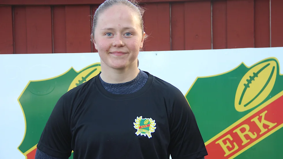 Emma Ytterbom svarade för flera försök under SM-helgen i Linköping och är i toppen av den interna skytteligan.