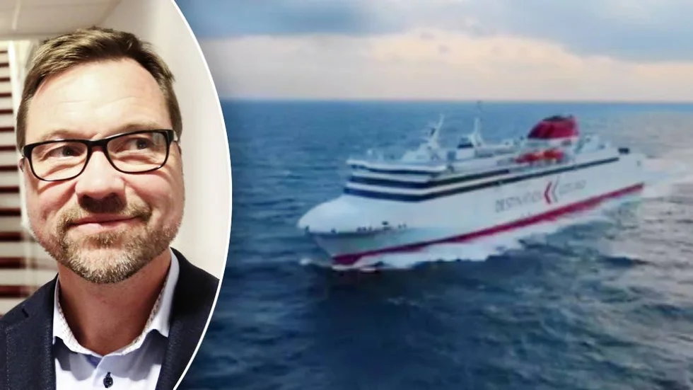 Håkan Johansson, vd Rederi AB Gotland.