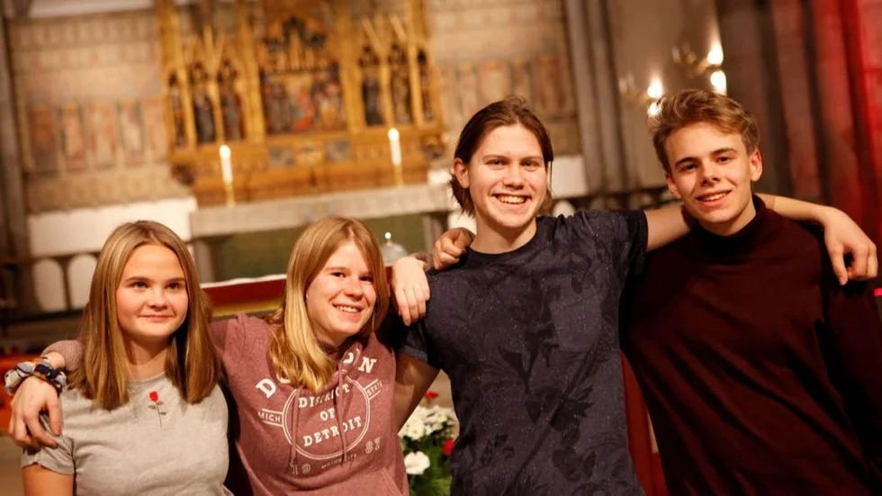 Isabelle Levin, Ester Kjellberg Olofsson, Lukas Johansson, Hannes Österdahl Ösborn.