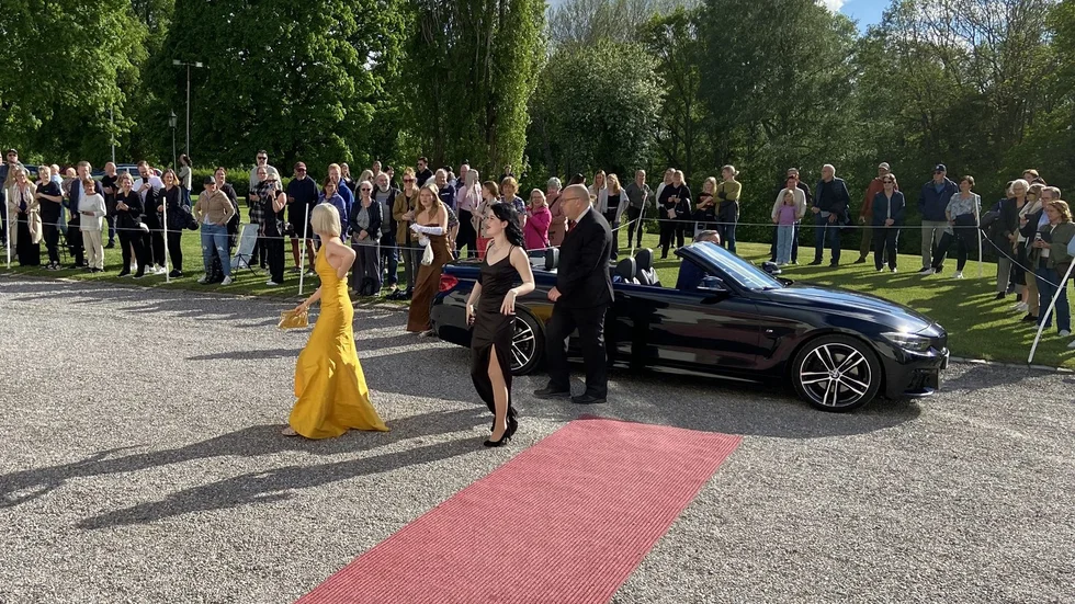 Norran livesänder studentbalen i Skellefteå.