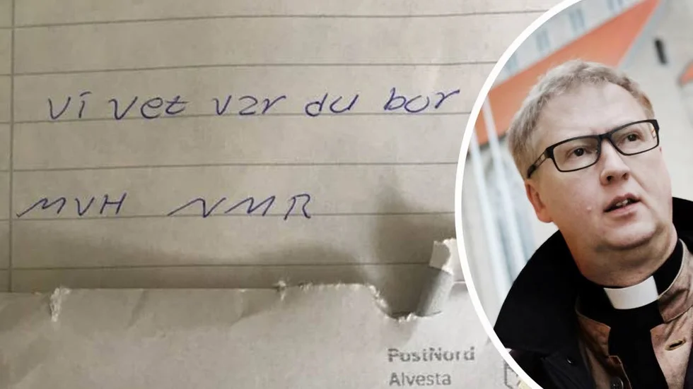 Mats Hermansson har mottagit ett hotbrev.