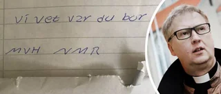 Domprosten om nazisternas hotbrev: "Känner obehag"