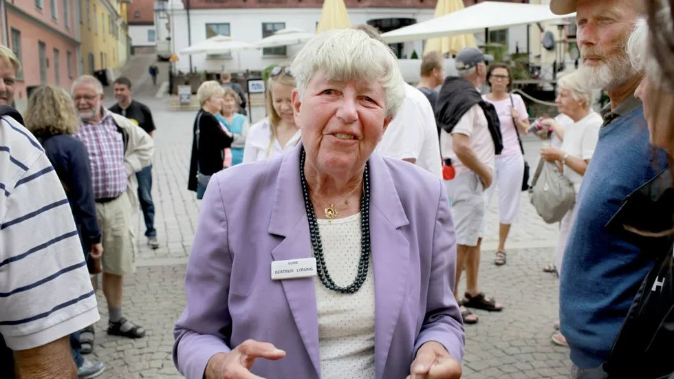 Gertrud Lyrung, 86 år, har nu fått ta emot Riksantikvarieämbetets förtjänstmedalj i silver.
