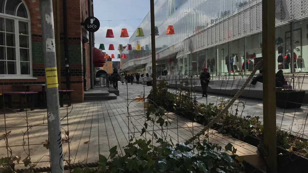 Under söndagen strålade solen över Uppsala centrum.