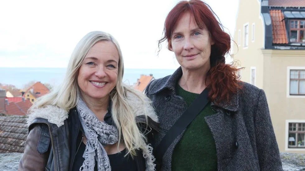 Arrangörer.
Annika Fehling och Ylva Olsson ser fram mot en festival där poesi kläds i rytm, dans och sång.