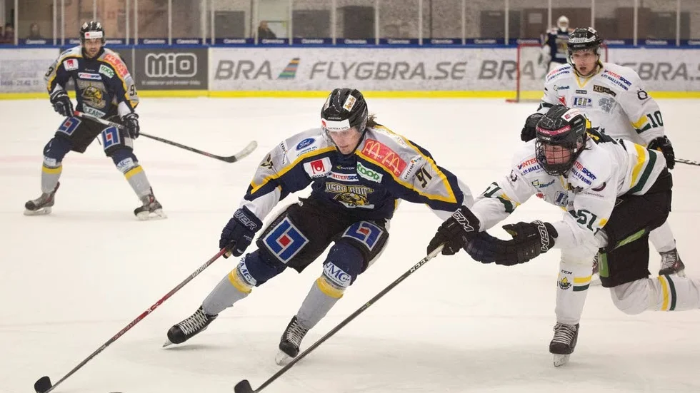 UPP TILL BEVIS. Visby Romas forward Erik Brissle spelade delvis i Sundsvall förra säsongen.