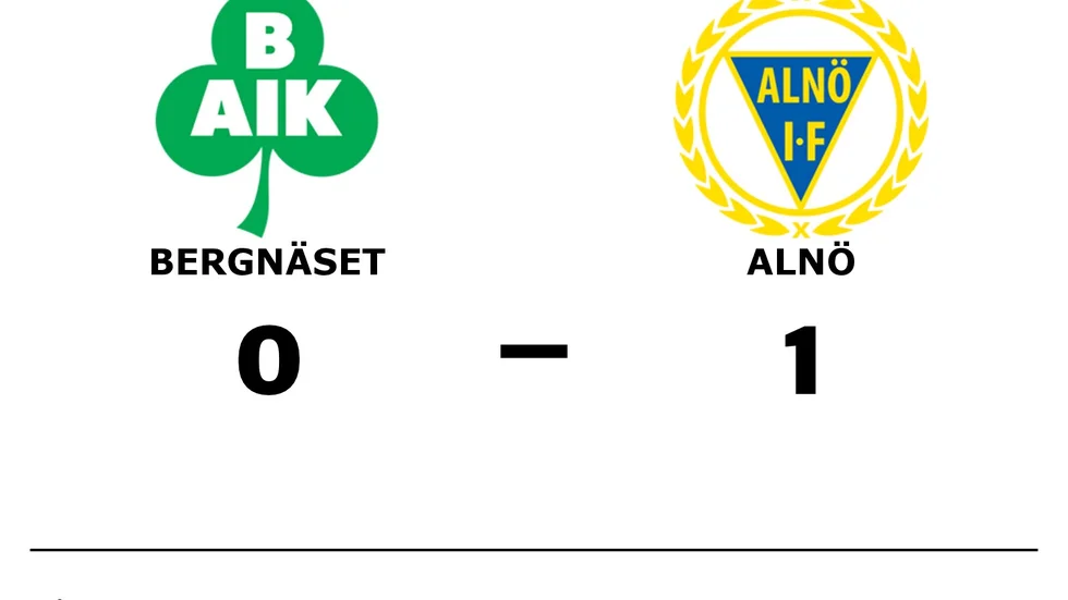 Bergnäsets AIK förlorade mot Alnö IF