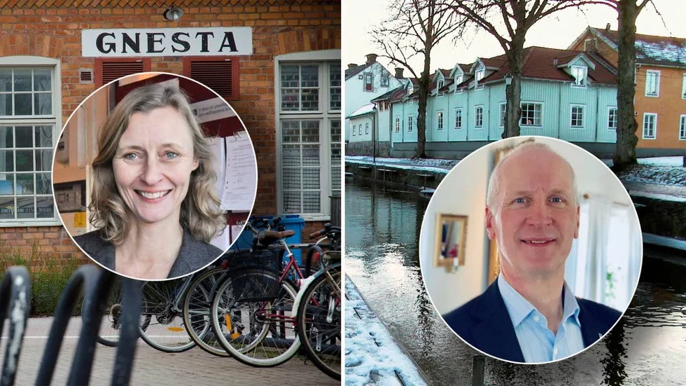 Anna Sandklef är näringslivschef i Gnesta kommun, Jonas Ivervall är detsamma i Trosa.