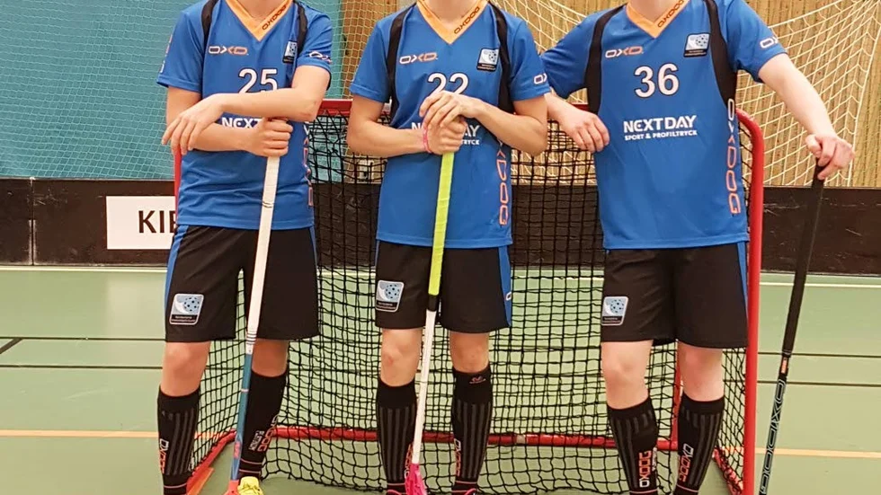 Trion Hannes Sand, Sebastian Engman och Melker Gunillasson-Sevä tog plats.
