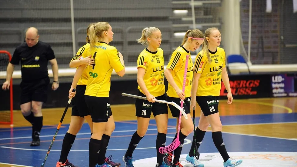Helena Bäckman-Andersson, Fanny Spolander, Moa Kinisjärvi och Felicia Edunger i Notvikens IK.