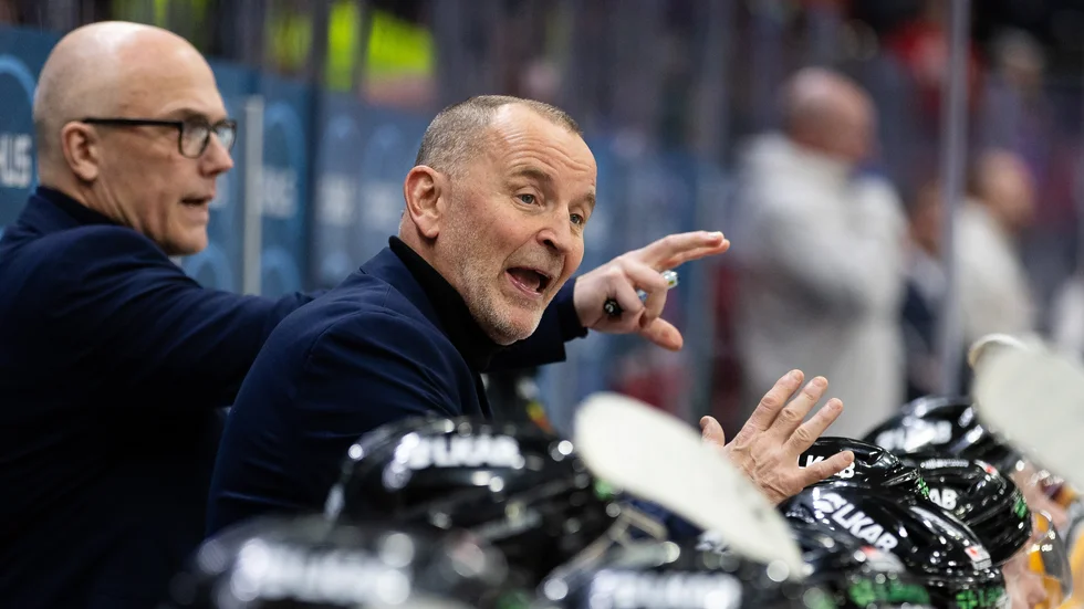 Thomas Berglund hörde inte Erik Gustafssons brandtal inför den tredje perioden mot Färjestad.