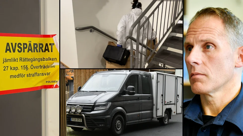 Begärs häktade. Fredagens mordförsök innebar flera utredningsåtgärder från polisens sida, allt från förhör till en brottplatsundersökning i lägenheten och närliggande utrymmen. En man och en kvinna, båda i 35-årsåldern, begärs nu häktade. Polischef Lars Westermark påpekar att det var en ”isolerad händelse”.