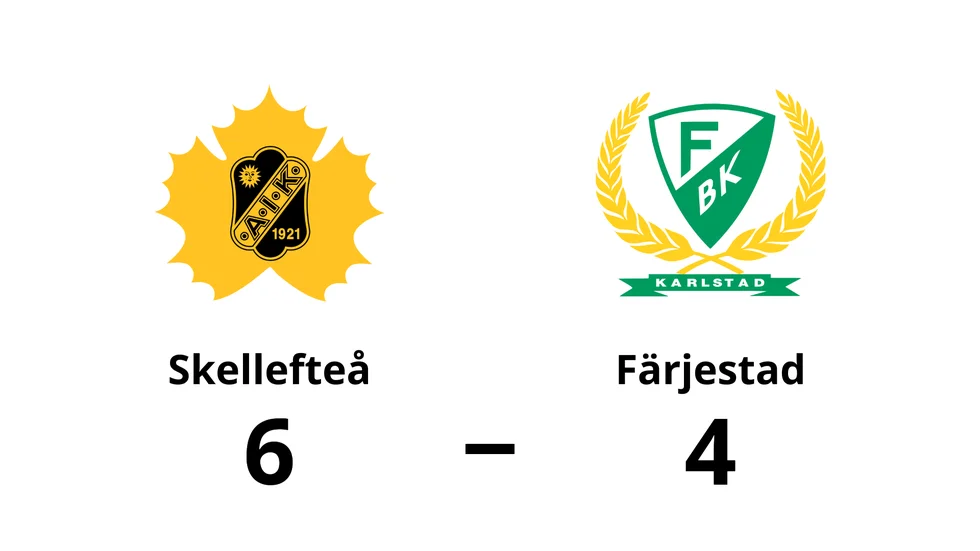 Skellefteå AIK vann mot Färjestads BK