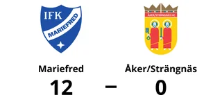 Storförlust för Åker/Strängnäs borta mot Mariefred