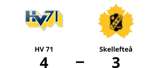 Avgörande i förlängning när Skellefteå föll mot HV 71