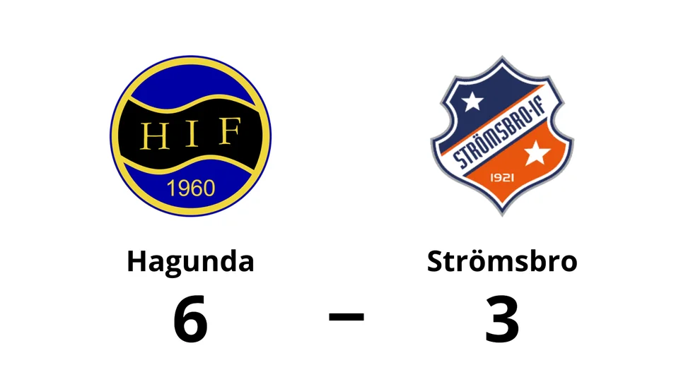 Hagunda vann mot Strömsbro IF