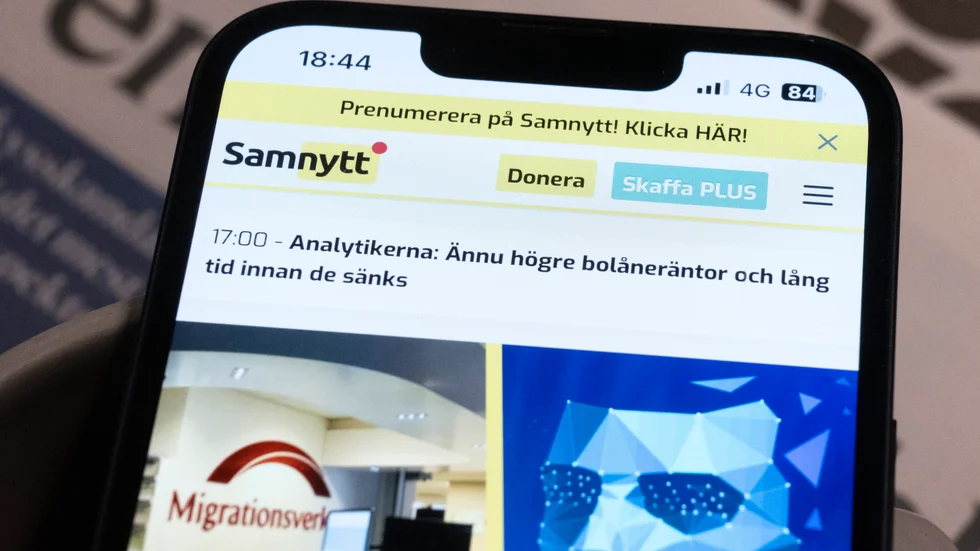 Mats Dagerlind, ansvarig utgivare på den högerpopulistiska sajten Samnytt, ska betala 40|000 i skadestånd. Arkivbild.