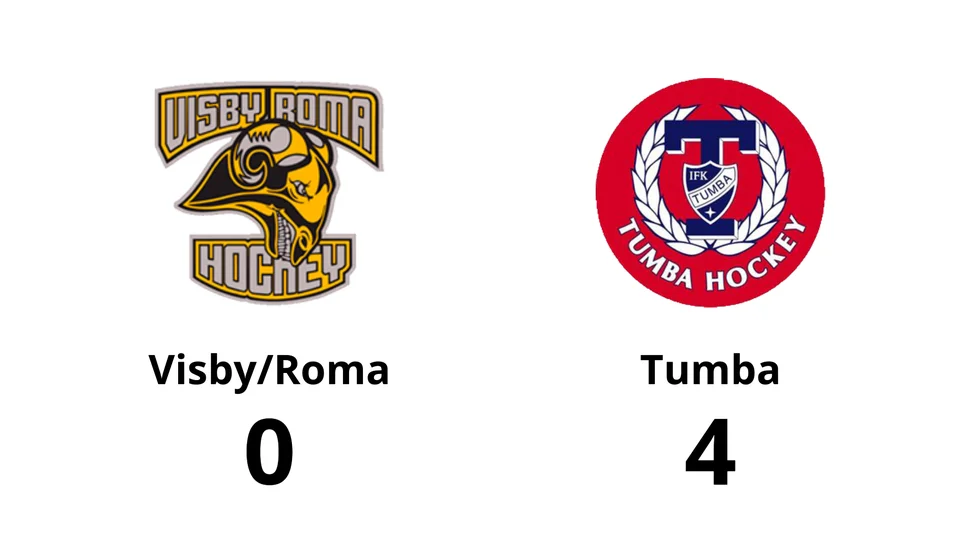 Visby/Roma HK förlorade mot IFK Tumba IK