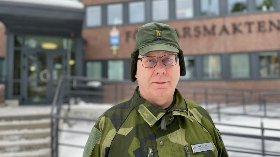 Överste Magnus Ståhl är ny på jobbet som chef för Norra Militärregionen. Han beskriver omvärldsläget som bekymmersamt.