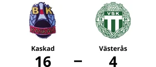 Storseger för Kaskad hemma mot Västerås