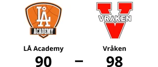 Vråken besegrade LÅ Academy med 98-90