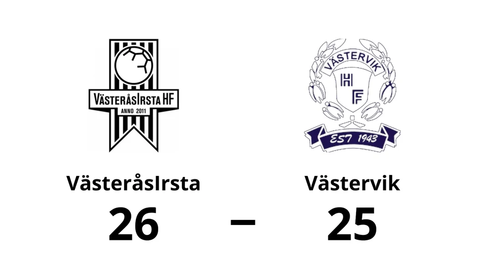 VästeråsIrsta vann mot Västervik