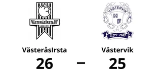 Västervik måste kvala efter förlust mot VästeråsIrsta