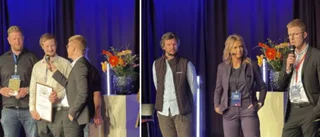 Här prisas Årets företagare framför publiken: "Förvånade"