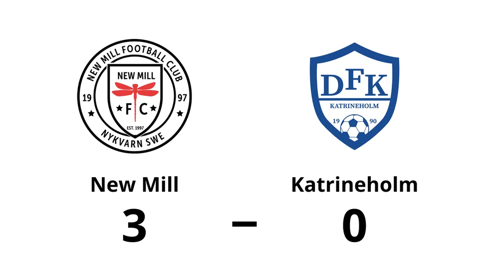 New Mill FC vann mot DFK Katrineholm