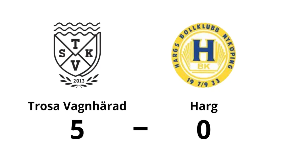 Trosa-Vagnhärad SK vann mot Hargs BK